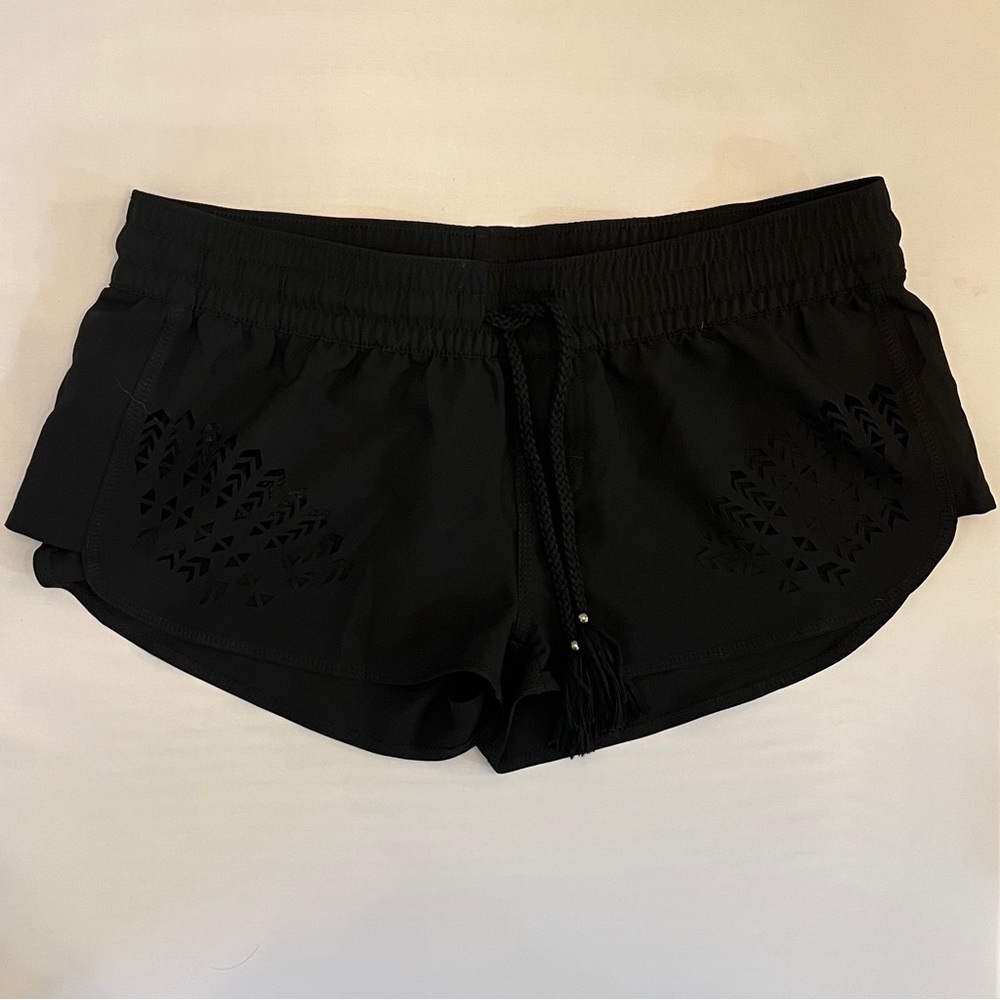 Rip Curl Black Women's Athletic/Swim Shorts